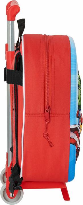 Image du produit Sac à dos scolaire 3D à roulettes 705 The Avengers Rouge (10 l)