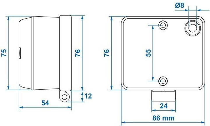 Actual product image ProPlus Rear fog light with bracket in blister