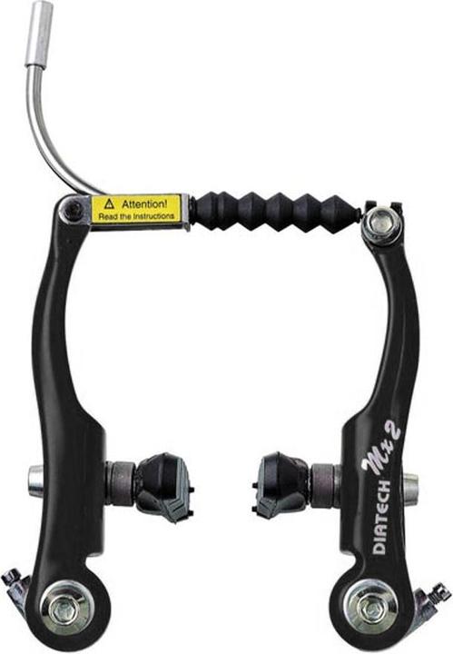 Actual product image DIA MX-2 Lo-Pro V-Brake Brake - Black (Front wheel brake, Brake Caliper)