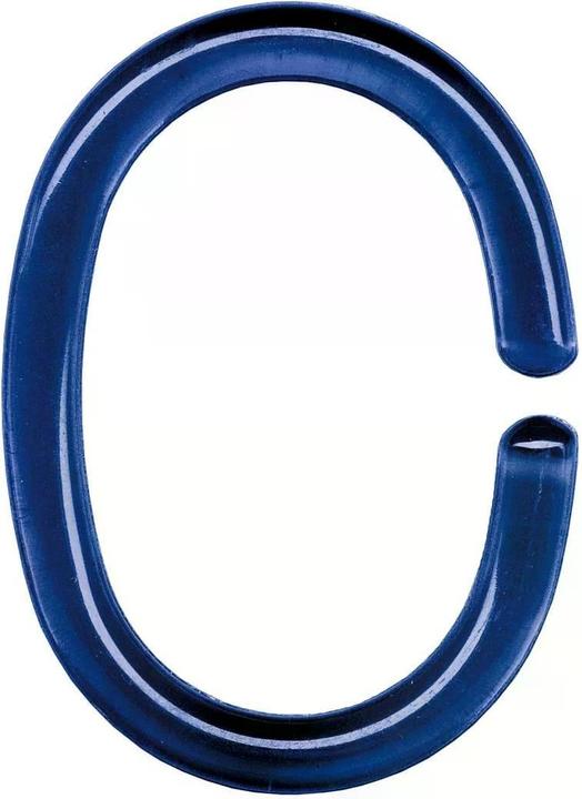 Kleine Wolke Anello per tenda da doccia blu 12 pezzi