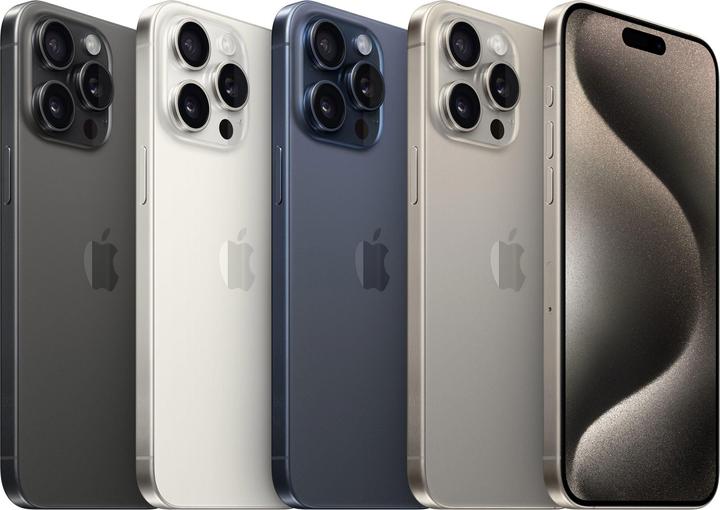 Actual product image Apple iPhone 15 Pro Max (256 GB, Blue Titanium, 6.70", SIM + eSIM, 48 Mpx, 5G)