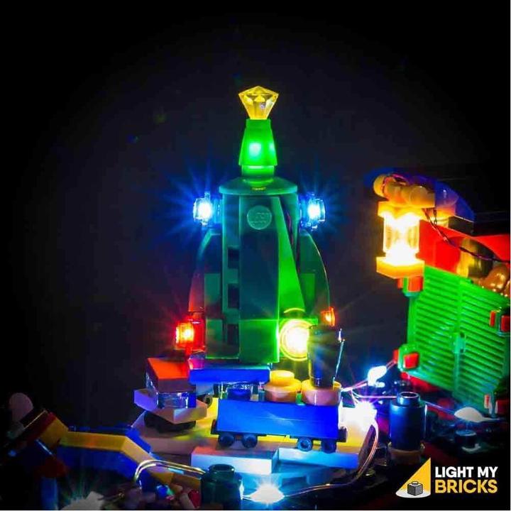 Actual product image Light my bricks LED Light Set for LEGO Festive Christmas Train
