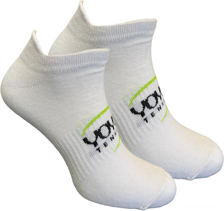 Yoyo Tennis Yoyo-Tennis No Show Socks White (1x) (35, 38)