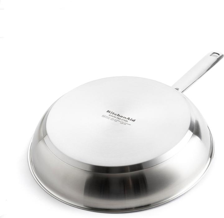 Produktbild KitchenAid Stahlpfanne mit Beschichtung 24 cm (20 cm, Bratpfanne, Edelstahl)