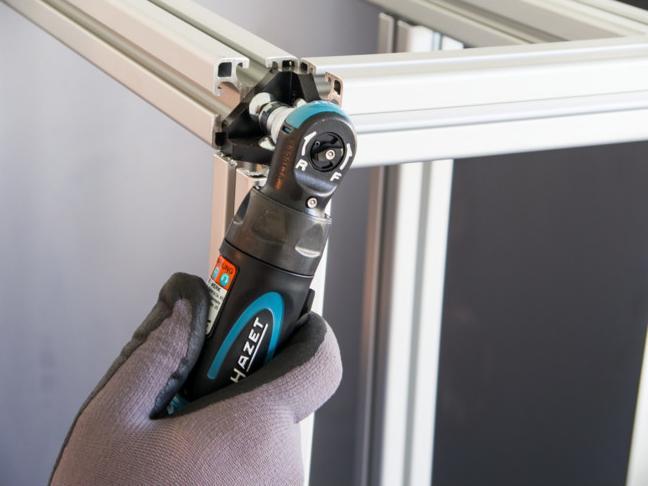 Actual product image HAZET Mini air ratchet 9021P-2 ∙ Square, solid 10 mm (3/8 inch) (3/8")