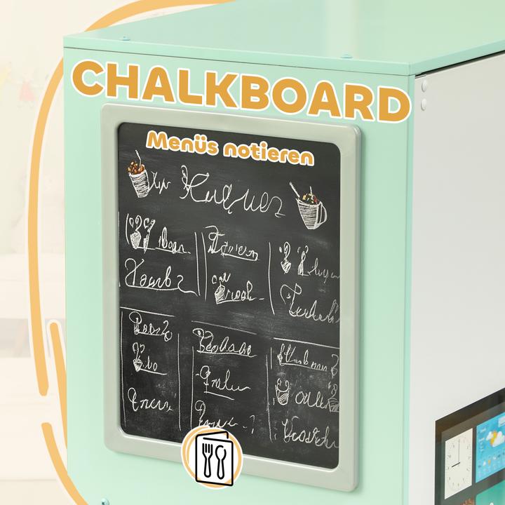 Produktbild Aiyaplay Kinderküche MDF, Edelstahl Grün