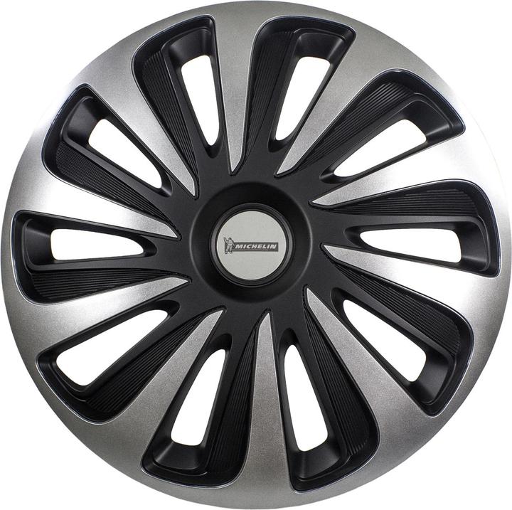 Michelin 9123, 40,6 cm (16"), Acrylonitril-butadieenstyreen (ABS), Zwart, Zilver, Elk merk, Windo (4 Stuk, 16")