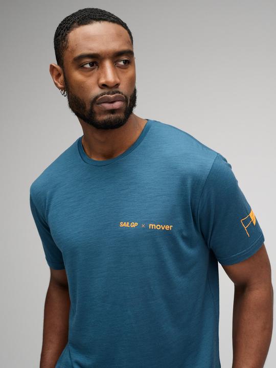 Actual product image Mover Plastic Free Sportswear SailGP x Mover Light Merino T-Shirt (XS)