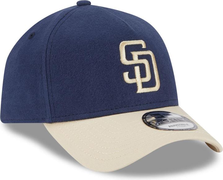 Actual product image New Era A-Frame 9Forty Cap MOLESKIN San Diego Padres navy (One size)