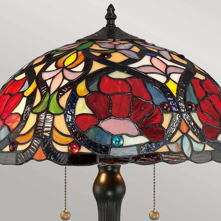 Actual product image Elstead Lighting Larissa Tischleuchte E27 2-fach Vintage-Bronze (E27)