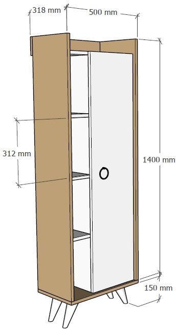 Produktbild Hanah Home Ines (50 x 32 x 140 cm)