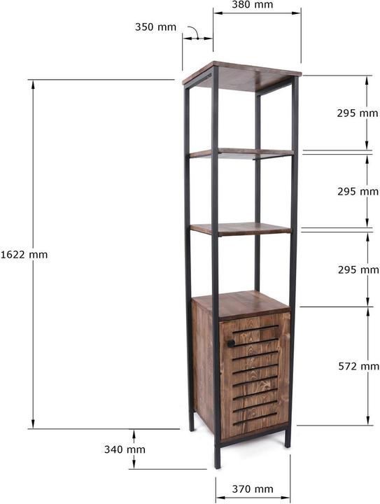 Actual product image Hanah Home Matthew (38 x 34 x 162 cm)