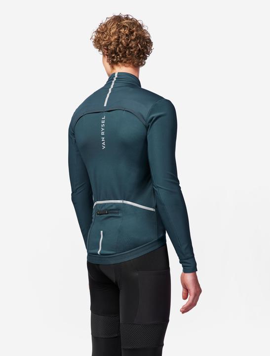 Van rysel Men's Winter Road Cycling Jacket Racer 2 - Emerald (XL)