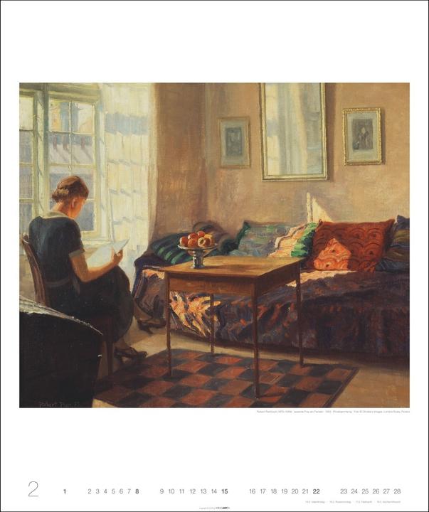 Actual product image Lesende Frauen Edition Kalender 2026 (46 x 55 cm, Hardcover, German)