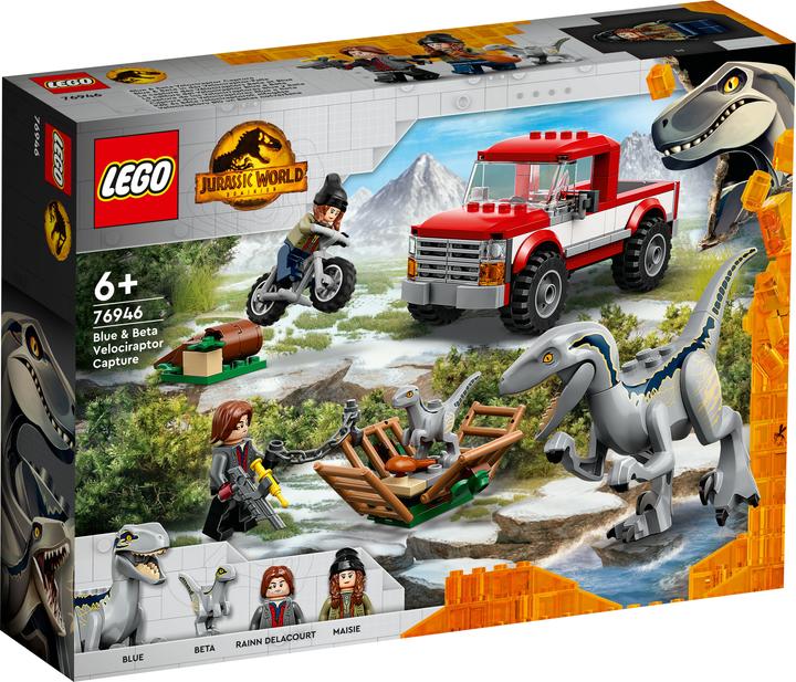 Actual product image LEGO Blue & Beta in the Velociraptor Trap (76946, LEGO Jurassic World)