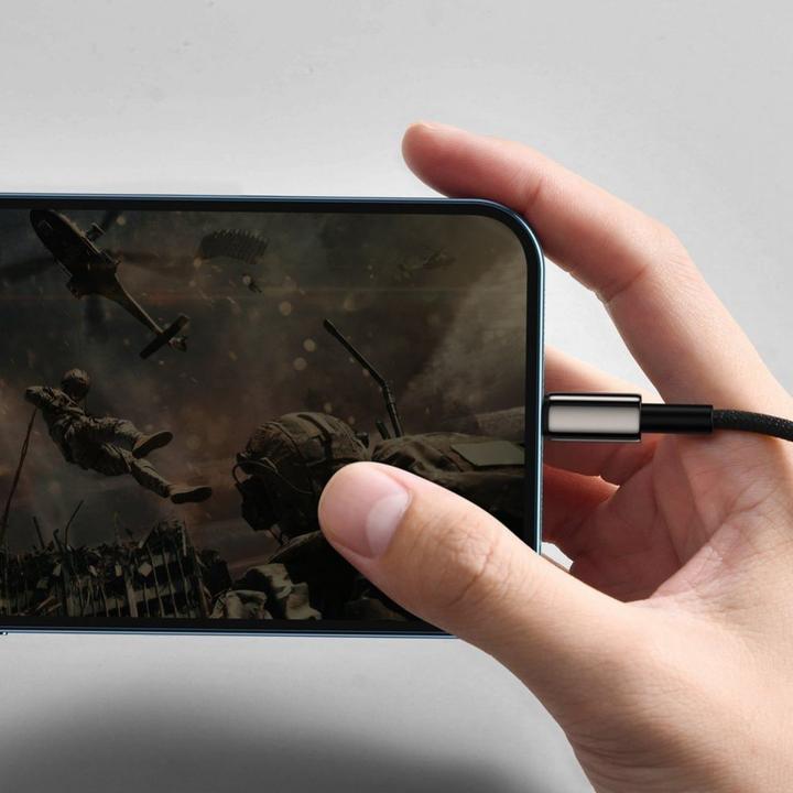 Actual product image Baseus USB A – USB C, Lightning, USB Micro B (1.50 m, USB 2.0, 66 W)