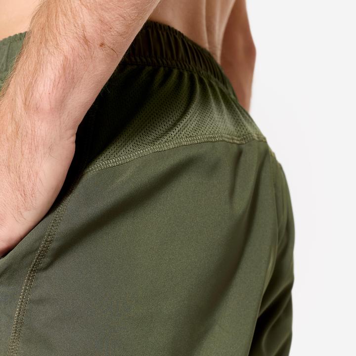 Produktbild Domyos Trainingshose Herren atmungsaktiv - Essential 120 khaki (W32/L33)