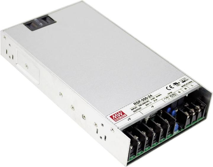 MeanWell MEAN WELL RSP-500 Power supply 500 W 1U Silver (RSP-500-4) (500 W)