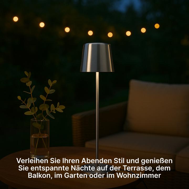 Produktbild Brilliant Akku Tischlampe, 37cm, 300 lm, 3000-6500 K, dimmbar, alu gebürstet (300 lm)