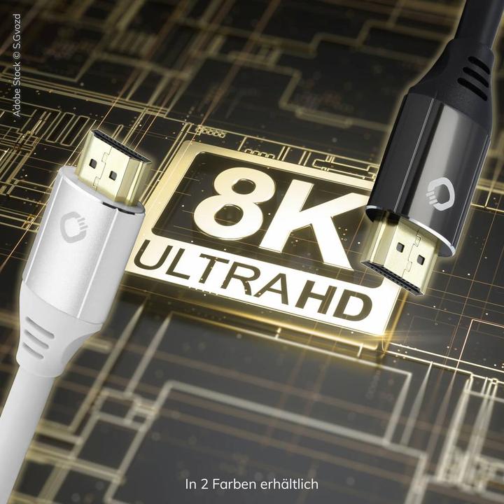 Actual product image Oehlbach Black Magic MKII HDMI AV Connection Cable 5 m Black (5 m, HDMI)