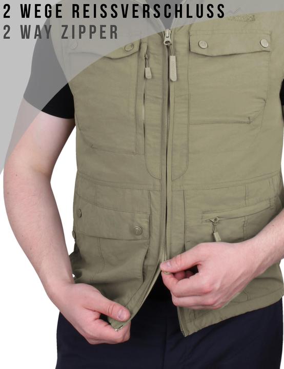 Produktbild Normani Herren Outdoor Weste Kudu - 1485 (10XL)
