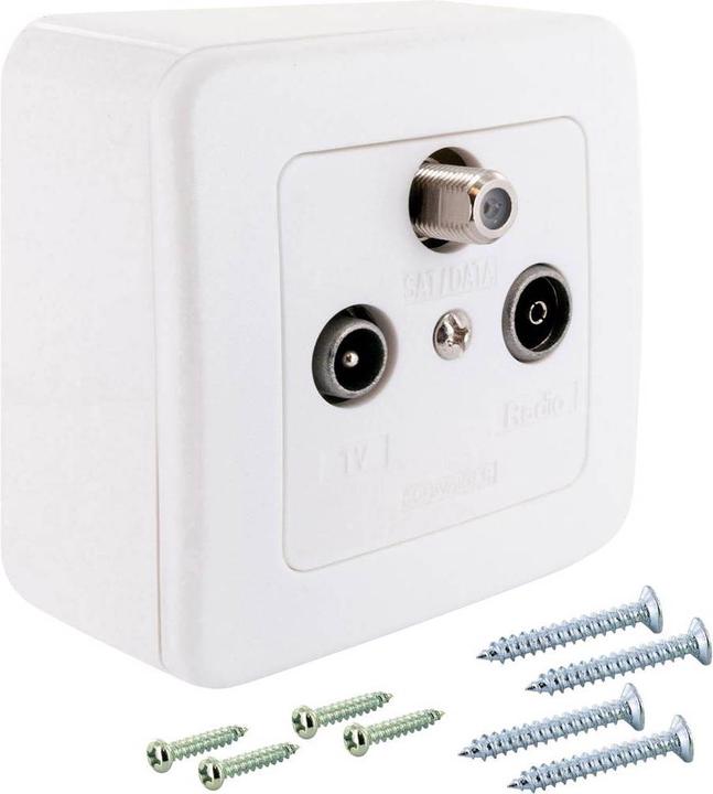 Actual product image Schwaiger Antenna socket RDS908531 (Plug socket)