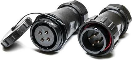Immagine prodotto Rs Pro Connettore circolare, presa a 4 pin / 25.0A gruppo di cavi, connessione a saldare IP68