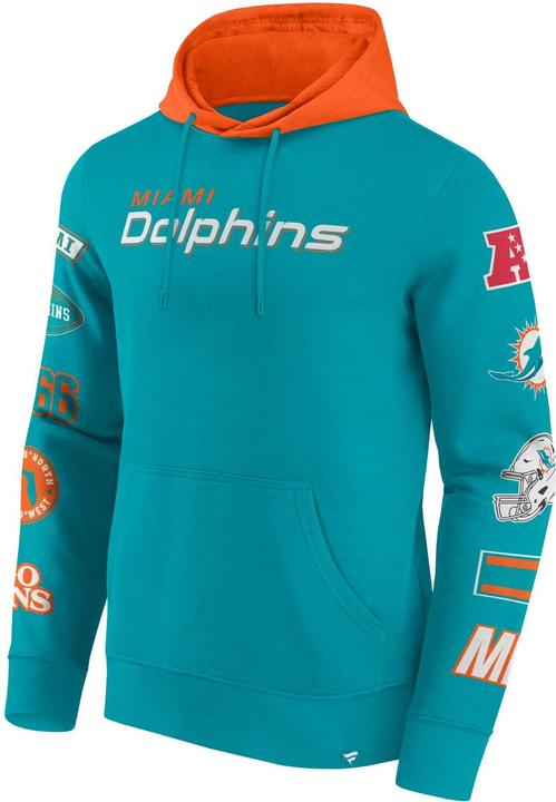 Fanatics Miami Dolphins NFL Sleeve Prints Hoody - S (S)
