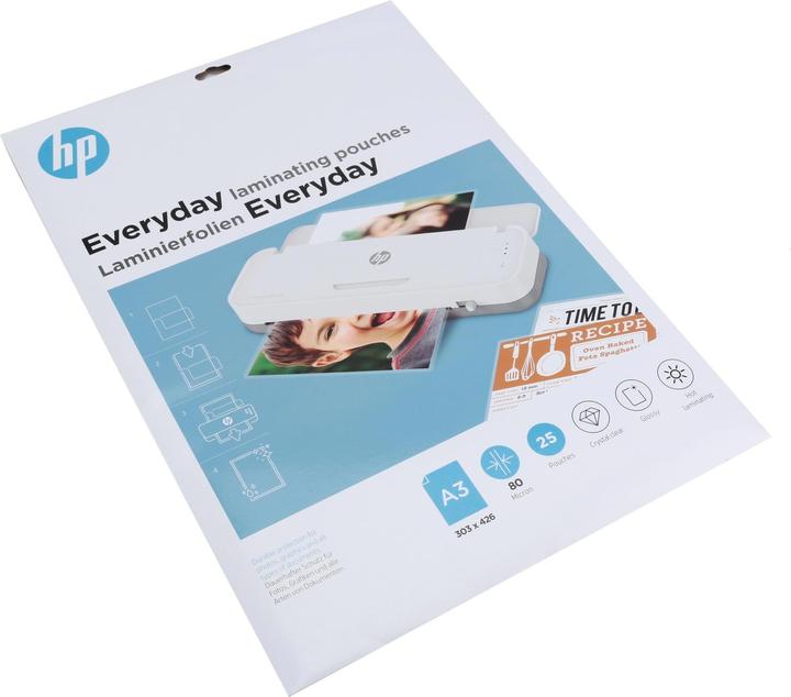 Produktbild HP Laminierfolie Everyday A3, 80 µm, 25 Stück, Glänzend (A3, 25 Stück, 80 µm)