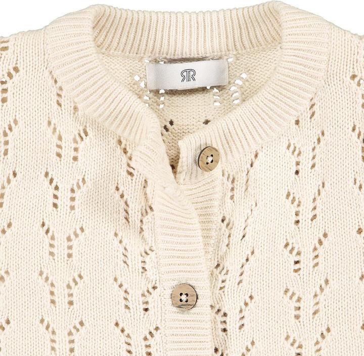 Produktbild La Redoute Collections Strickjacke mit Knopfverschluss und Ajourmuster (158)