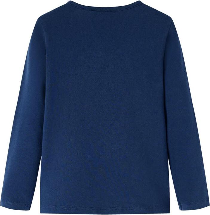Immagine prodotto VidaXL Camicia da bambino a maniche lunghe blu navy 128,Materiale: 95 % cotone (128)