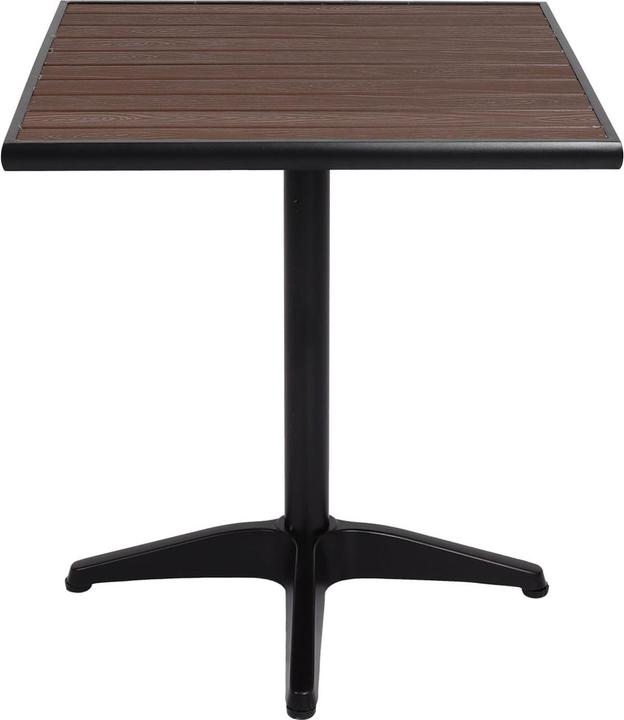 Produktbild Mendler Gartentisch HWC-J95, Balkontisch Bistrotisch, Gastronomie Outdoor-Beschichtung Aluminium Polywood - (70 cm)