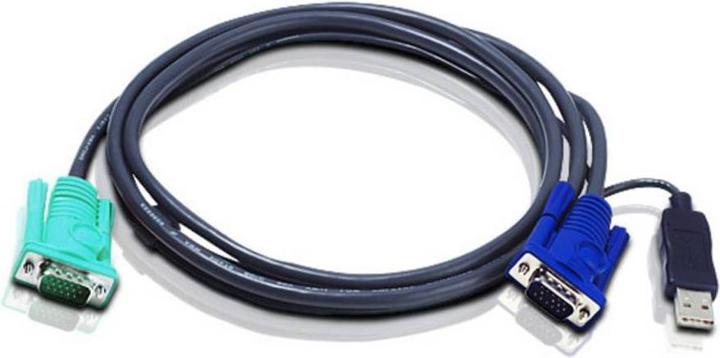 Image du produit Aten 2L-5203U Câble KVM (HD15-SVGA, USB, USB) - 3 m
