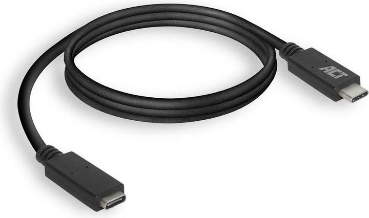Image du produit Câble d'extension USB 3.2 Gen1 C mâle - C femelle 2 mètres (2 m, USB 3.2 Gen 1)