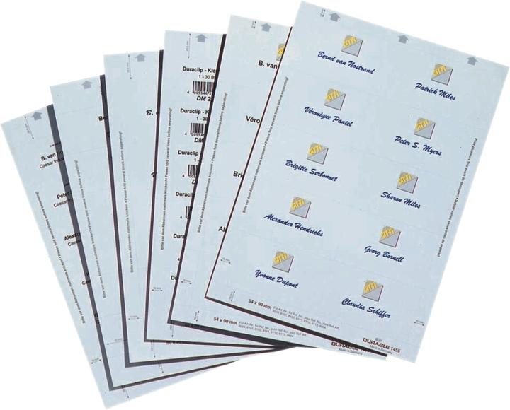 Image du produit Durable Étiquettes à insérer