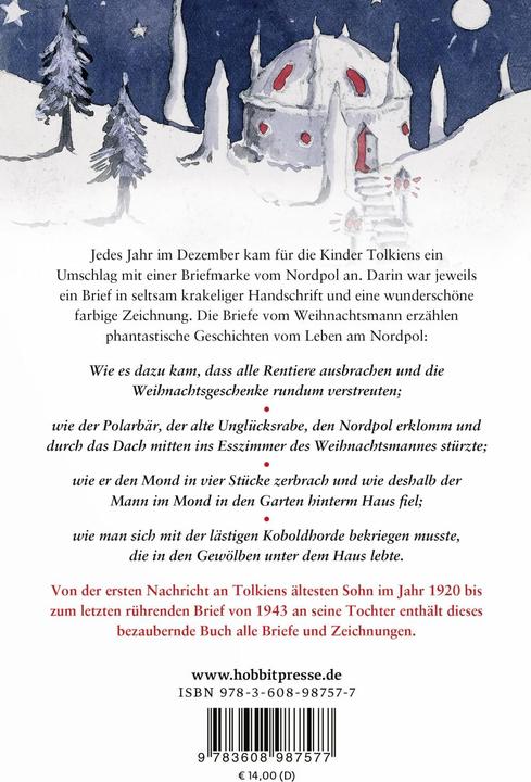 Actual product image Briefe vom Weihnachtsmann (German, Anja Hegemann, Baillie Tolkien, Hannes Riffel, J.R.R. Tolkien, 2023)