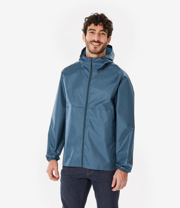 Produktbild Quechua Regenjacke Herren - Raincut Fullzip blau (M)