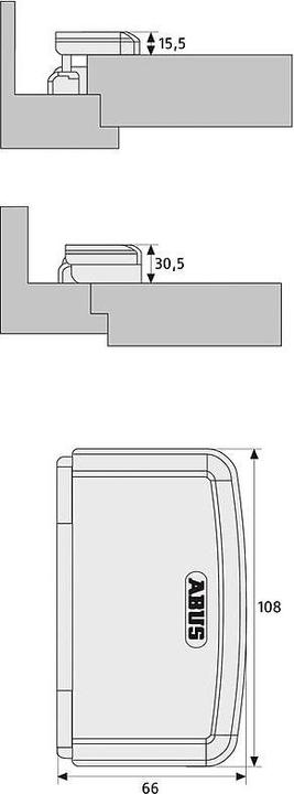 Produktbild Abus TAS112 W EK