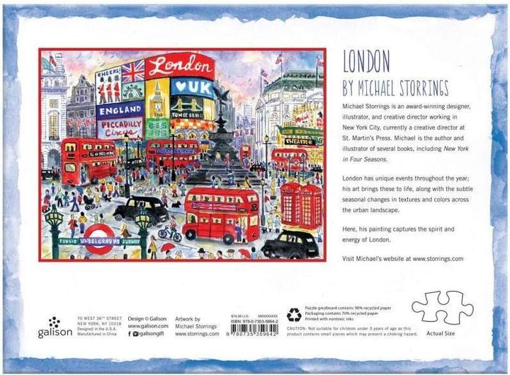 Produktbild Abrams & Chronicle London By Michael Storrings (1000 Teile)
