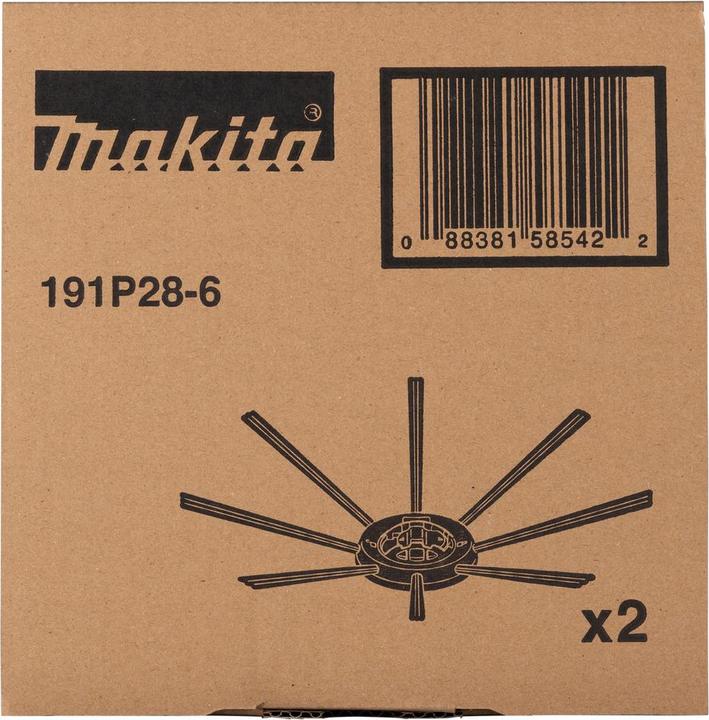 Produktbild Makita 191P28-6 Seitenbürsten-Set