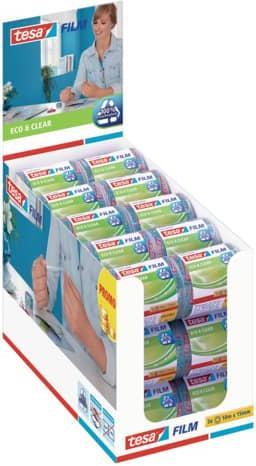 Actual product image tesa tesafilm 3x ECO & CLEAR adhesive tape (15 mm)