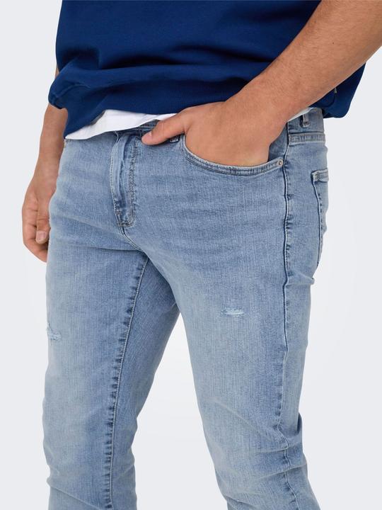 Produktbild Only & Sons ONSLOOM Niedrige Taille Slim Fit Jeans Slim Fit Jeans (34)