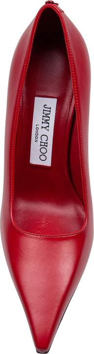 Actual product image Jimmy Choo ruby red leather décolleté (36)