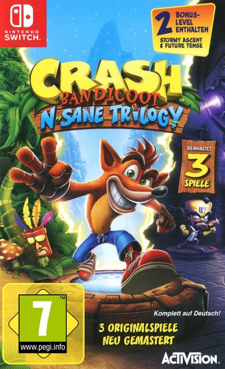 Image du produit Activision Crash Bandicoot - Trilogie N' Sane (Switch, DE)