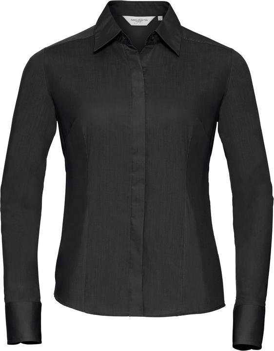 Immagine prodotto Russell Collezione Camicetta in popeline Camicia manica lunga Easy care Sartoriale (4XL)