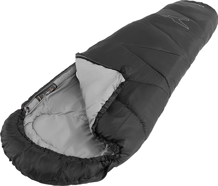 Easy Camp Starling Mummy Black Jr. Erwachsene & Kinder Mumienschlafsack Polyester Schwarz (170 cm)