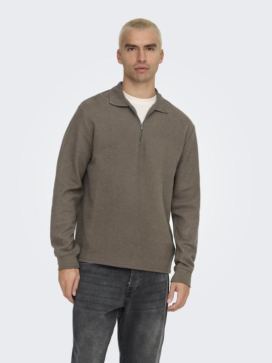Actual product image Only & Sons Onstrevor Life Reg Ls Polo Noos (S)