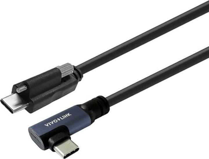 Image du produit Vivolink Câble USB-C vers USB-C coudé (2 m, USB 3.2 Gen 2x2, 100 W)