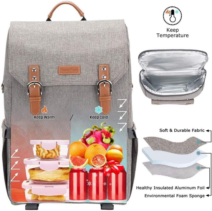 Produktbild HappyPicnic Isolierter Picknickrucksack inkl. Picknickteppich