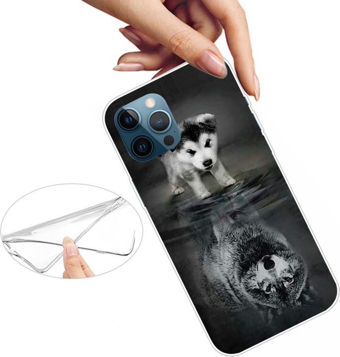 Produktbild Ueli Express iPhone 14 Pro Super Slim Gummi Schutzhülle Hund (Apple iPhone 14 Pro)